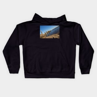 coastal diagonal Kids Hoodie